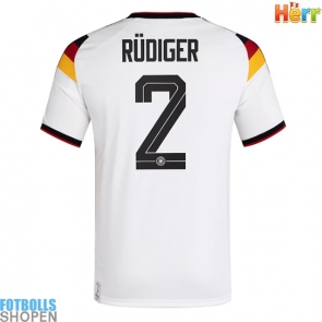 Billiga Tyskland Antonio Rudiger #2 Hemmatröja VM 2026 Kortärmad